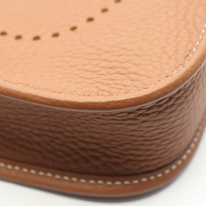 エヴリンTPM アマゾン ゴールド ショルダーバッグ トリヨンクレマンス ブラウン ゴールド金具 K刻印 エルメス バッグ HERMES