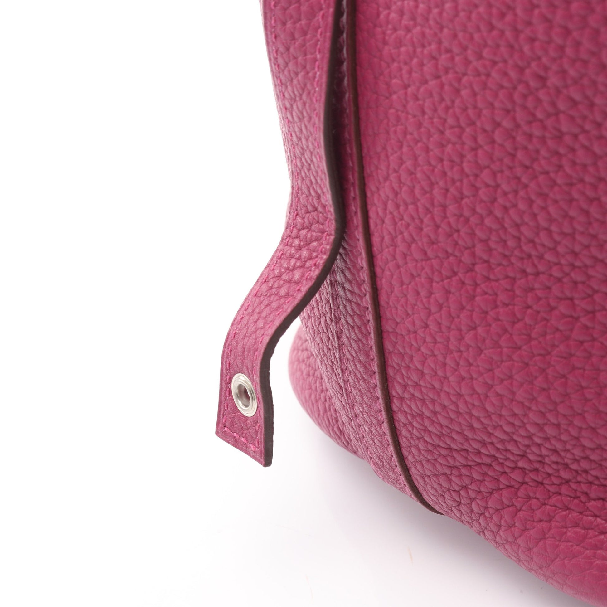 ピコタンロックPM トスカ ハンドバッグ トリヨンクレマンス ピンクパープル シルバー金具 □O刻印 エルメス バッグ HERMES