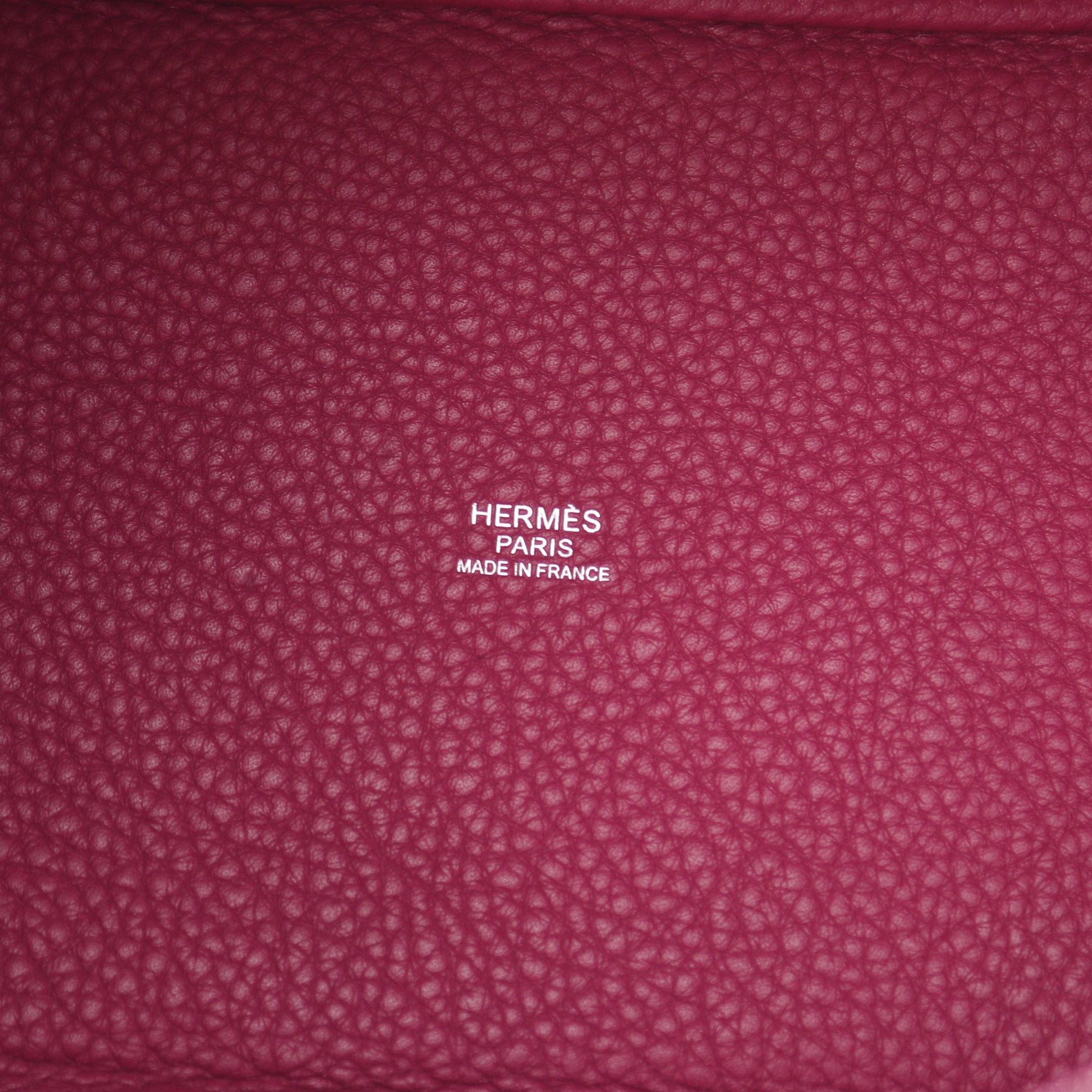 ピコタンロックPM トスカ ハンドバッグ トリヨンクレマンス ピンクパープル シルバー金具 □O刻印 エルメス バッグ HERMES
