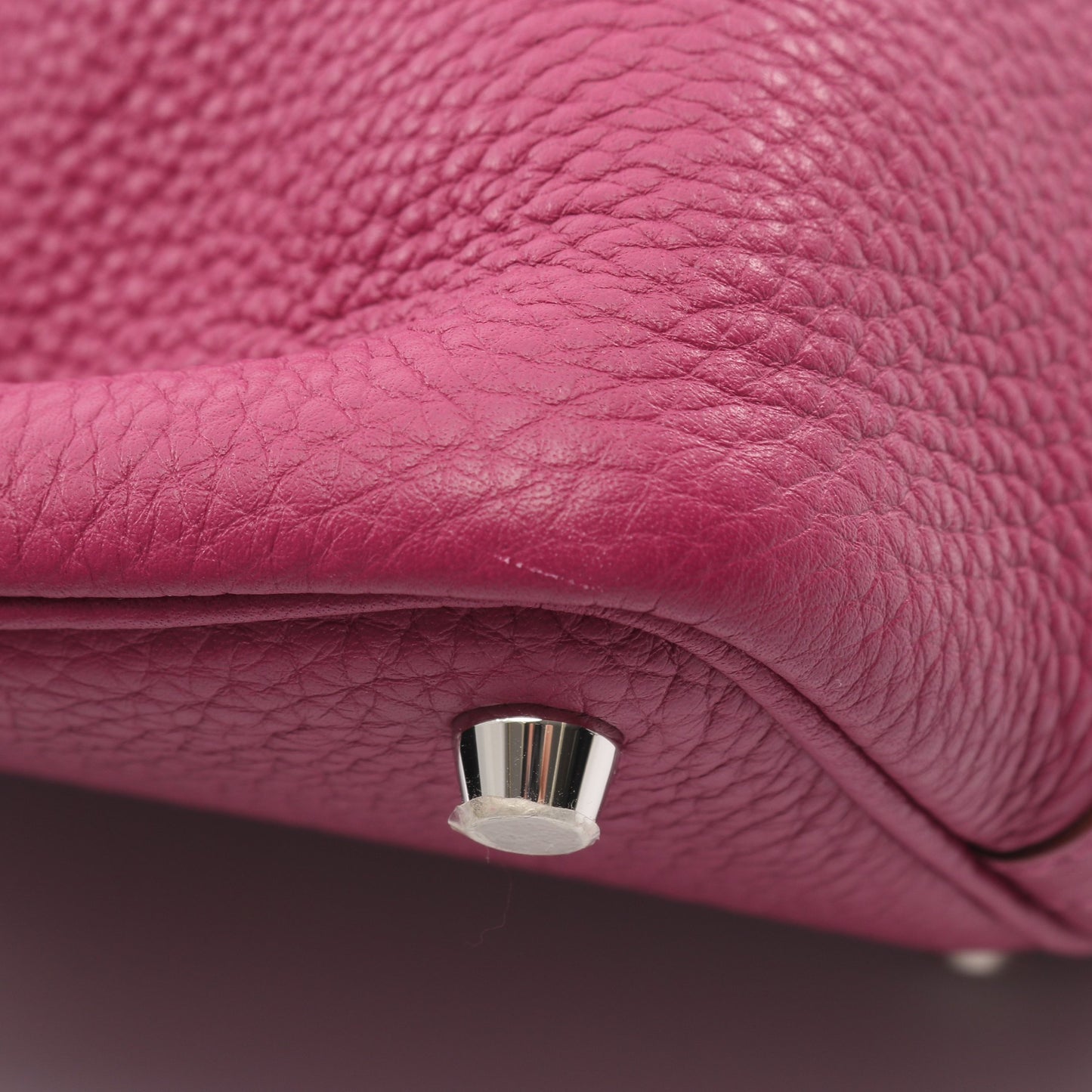 ピコタンロックPM トスカ ハンドバッグ トリヨンクレマンス ピンクパープル シルバー金具 □O刻印 エルメス バッグ HERMES