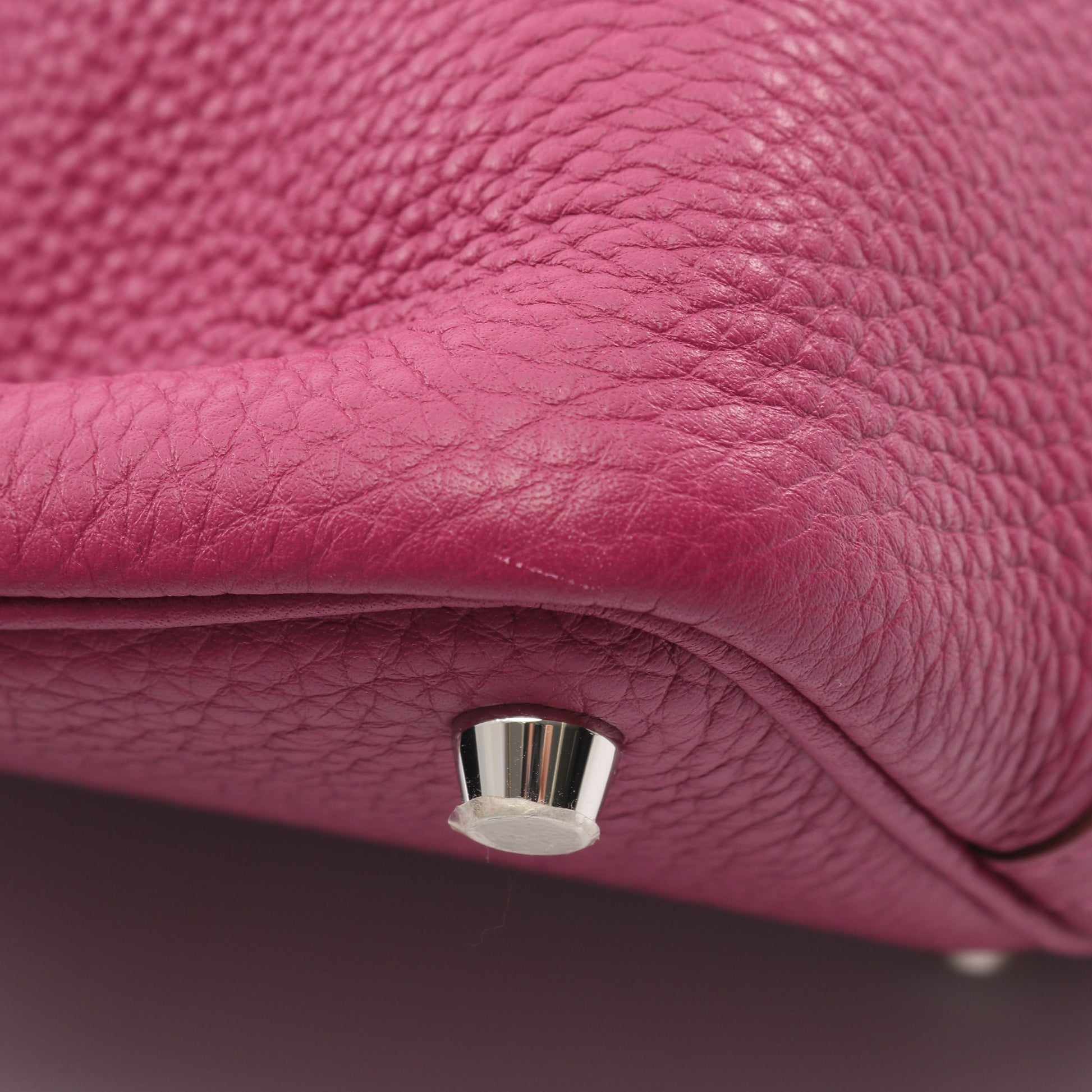 ピコタンロックPM トスカ ハンドバッグ トリヨンクレマンス ピンクパープル シルバー金具 □O刻印 エルメス バッグ HERMES