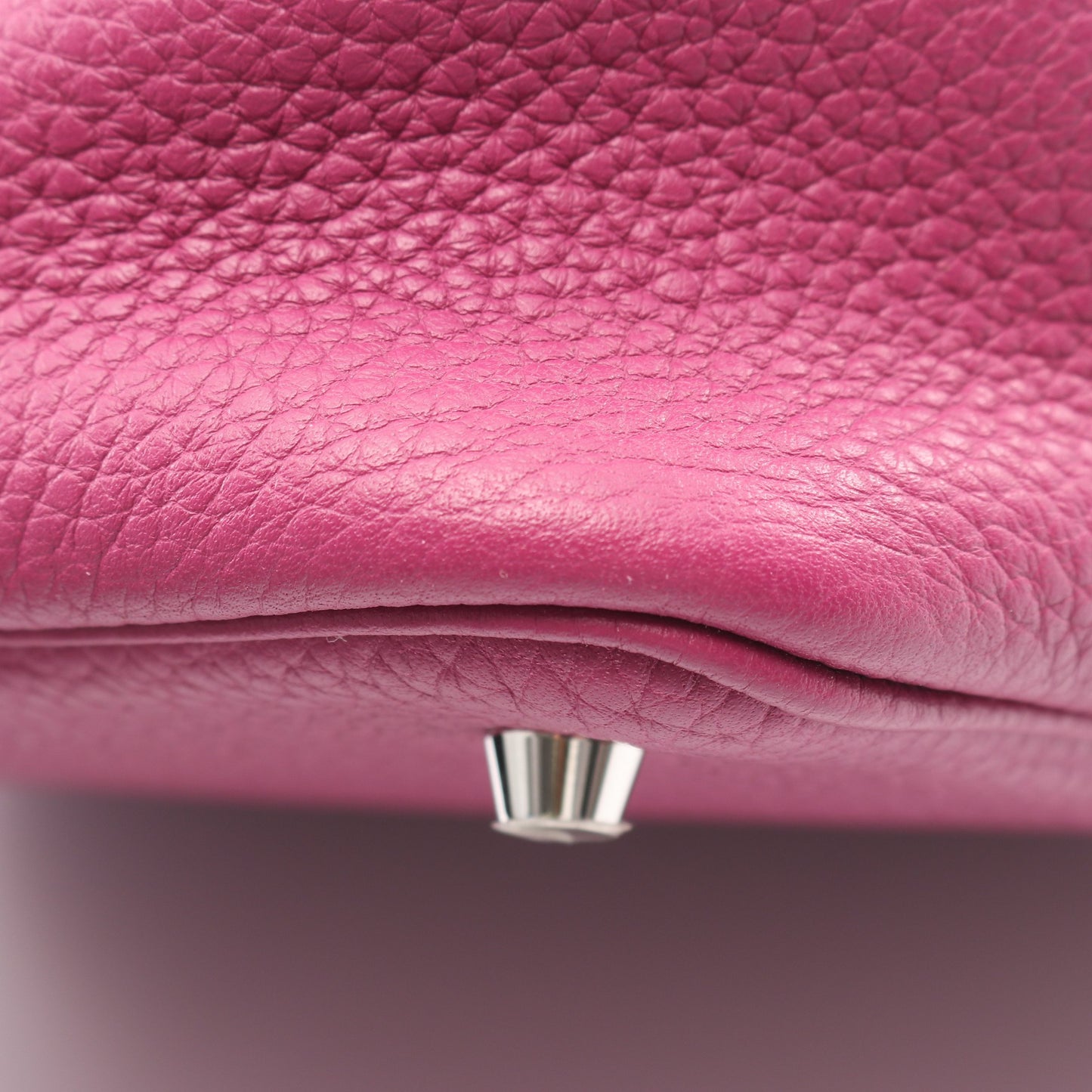 ピコタンロックMM トスカ ハンドバッグ トリヨンクレマンス ピンクパープル シルバー金具 □O刻印 エルメス バッグ HERMES