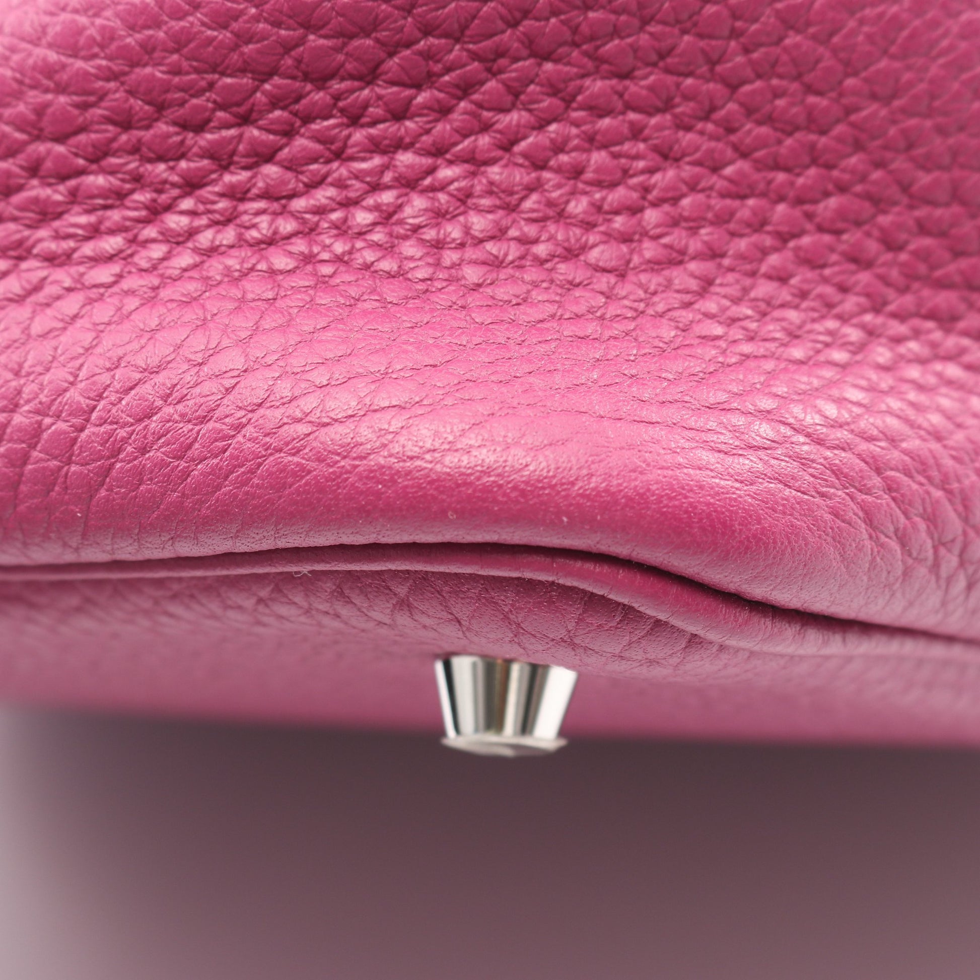 ピコタンロックMM トスカ ハンドバッグ トリヨンクレマンス ピンクパープル シルバー金具 □O刻印 エルメス バッグ HERMES