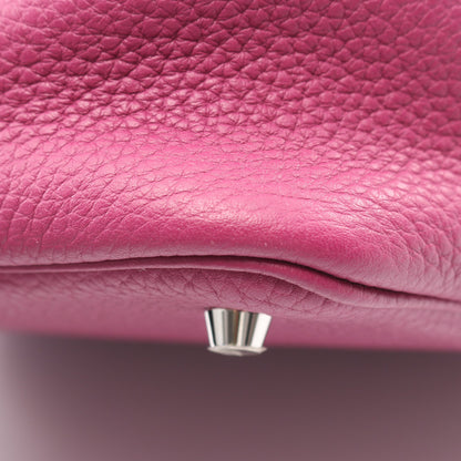 ピコタンロックMM トスカ ハンドバッグ トリヨンクレマンス ピンクパープル シルバー金具 □O刻印 エルメス バッグ HERMES