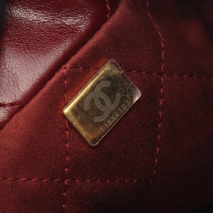 CHANEL 22 ミニ チェーンショルダーバッグ レザー ボルドー ゴールド金具 シャネル バッグ CHANEL