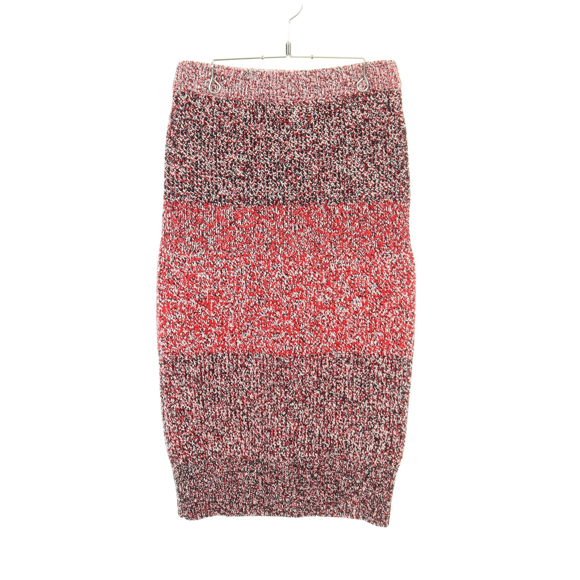 Cashmere Cotton Wool Blend Mouline Skirt スカート カシミヤ コットン ウール レッド ブラック バーバリー ボトムス BURBERRY