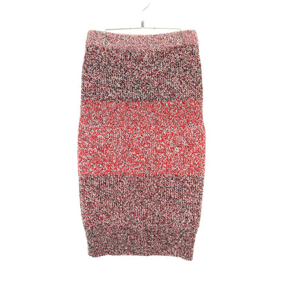 Cashmere Cotton Wool Blend Mouline Skirt スカート カシミヤ コットン ウール レッド ブラック バーバリー ボトムス BURBERRY