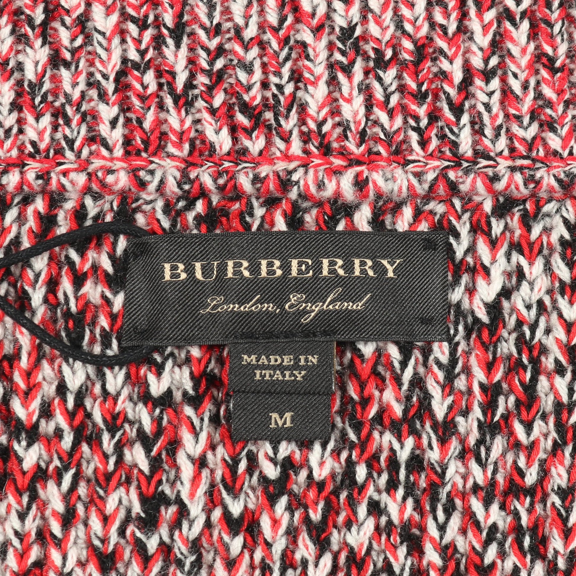 Cashmere Cotton Wool Blend Mouline Skirt スカート カシミヤ コットン ウール レッド ブラック バーバリー ボトムス BURBERRY