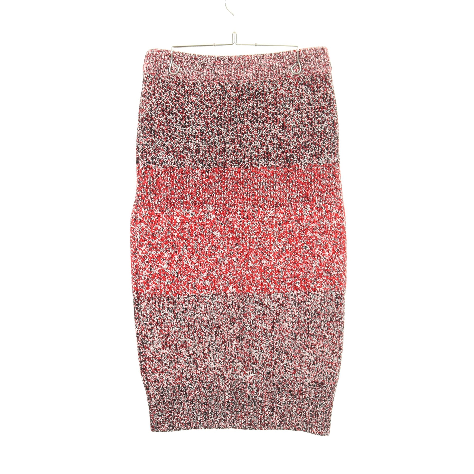 Cashmere Cotton Wool Blend Mouline Skirt スカート カシミヤ コットン ウール レッド ブラック バーバリー ボトムス BURBERRY