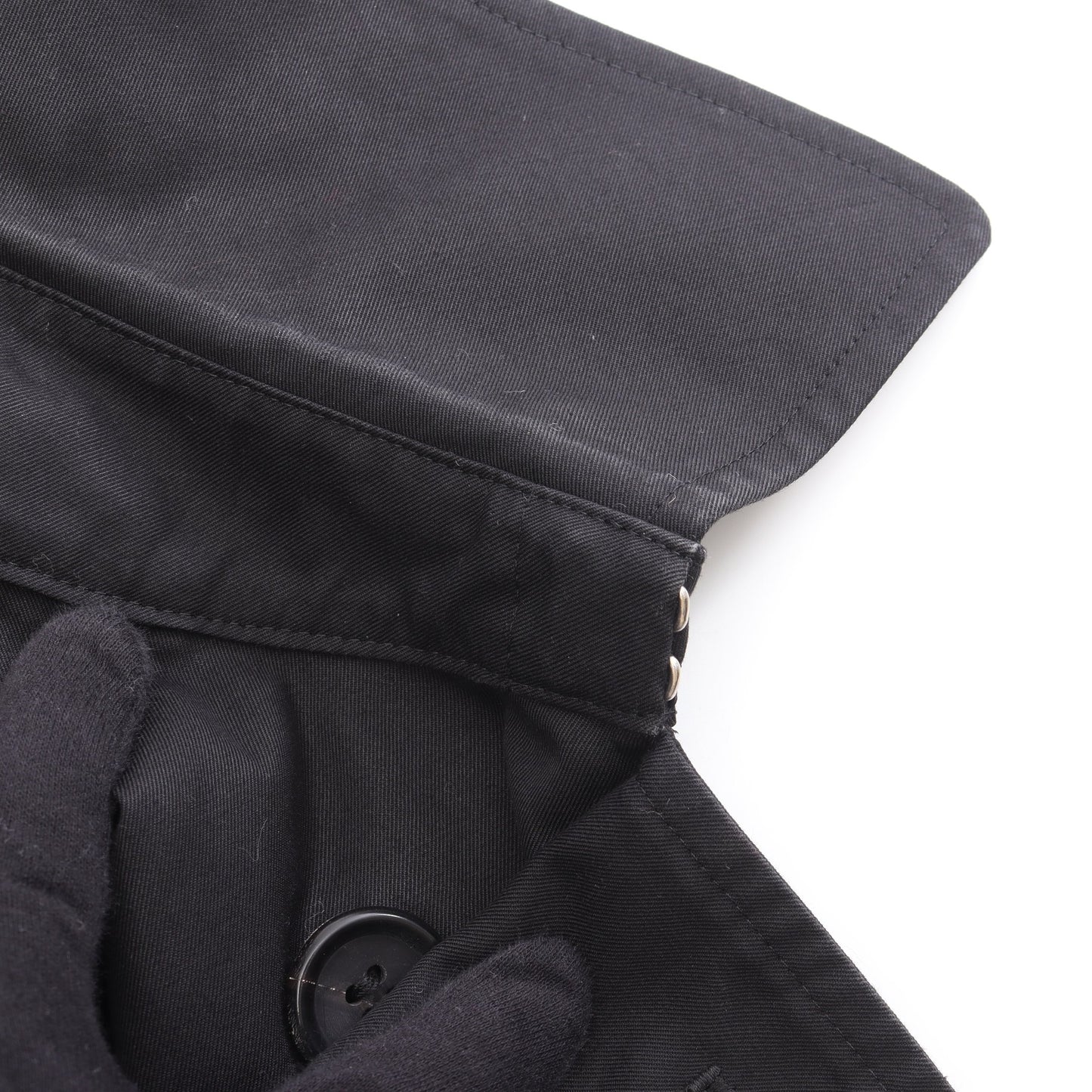 ステンカラーコート コットン ブラック ダブルブレスト ジュンヤワタナベコムデギャルソン アウター JUNYA WATANABE COMME des GARCONS