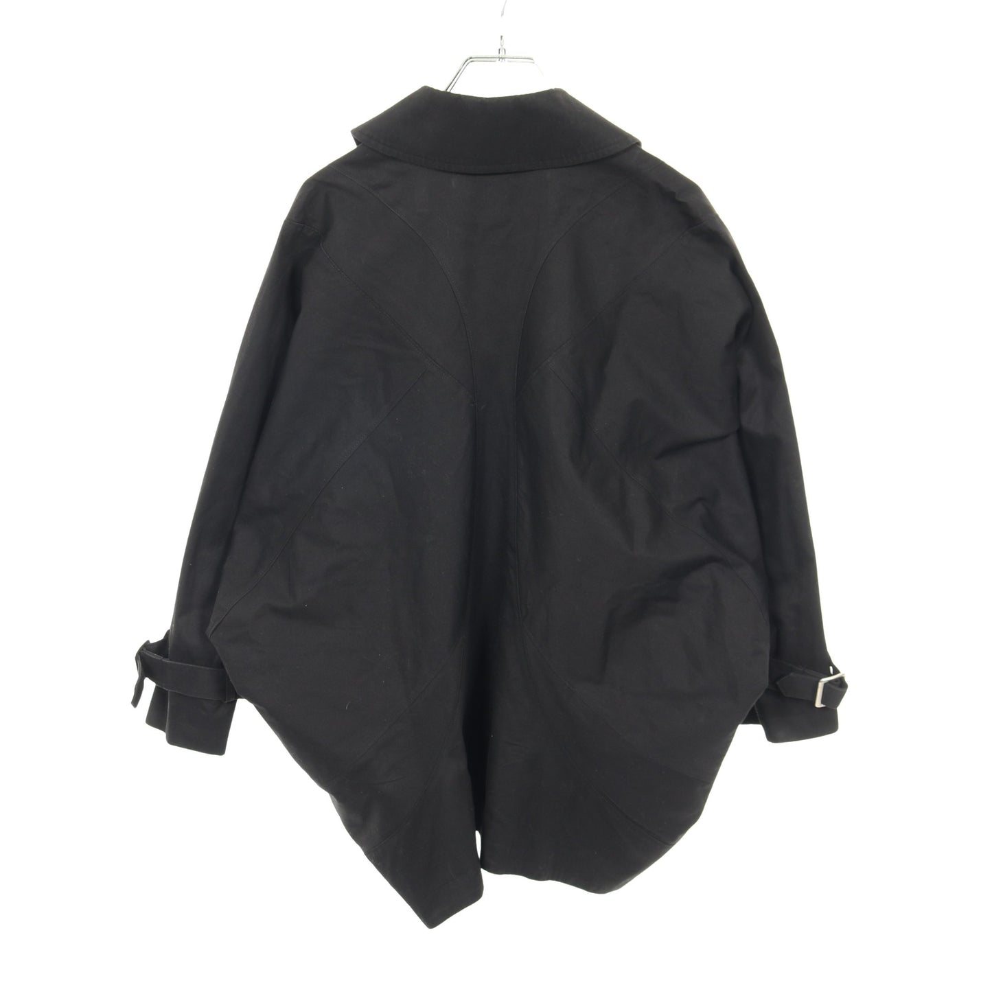 ステンカラーコート コットン ブラック ダブルブレスト ジュンヤワタナベコムデギャルソン アウター JUNYA WATANABE COMME des GARCONS