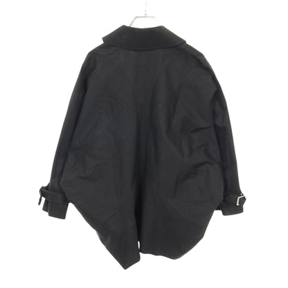 ステンカラーコート コットン ブラック ダブルブレスト ジュンヤワタナベコムデギャルソン アウター JUNYA WATANABE COMME des GARCONS