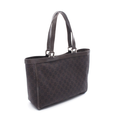 アビー GG柄 ショルダーバッグ トートバッグ キャンバス レザー ダークブラウン グッチ バッグ GUCCI