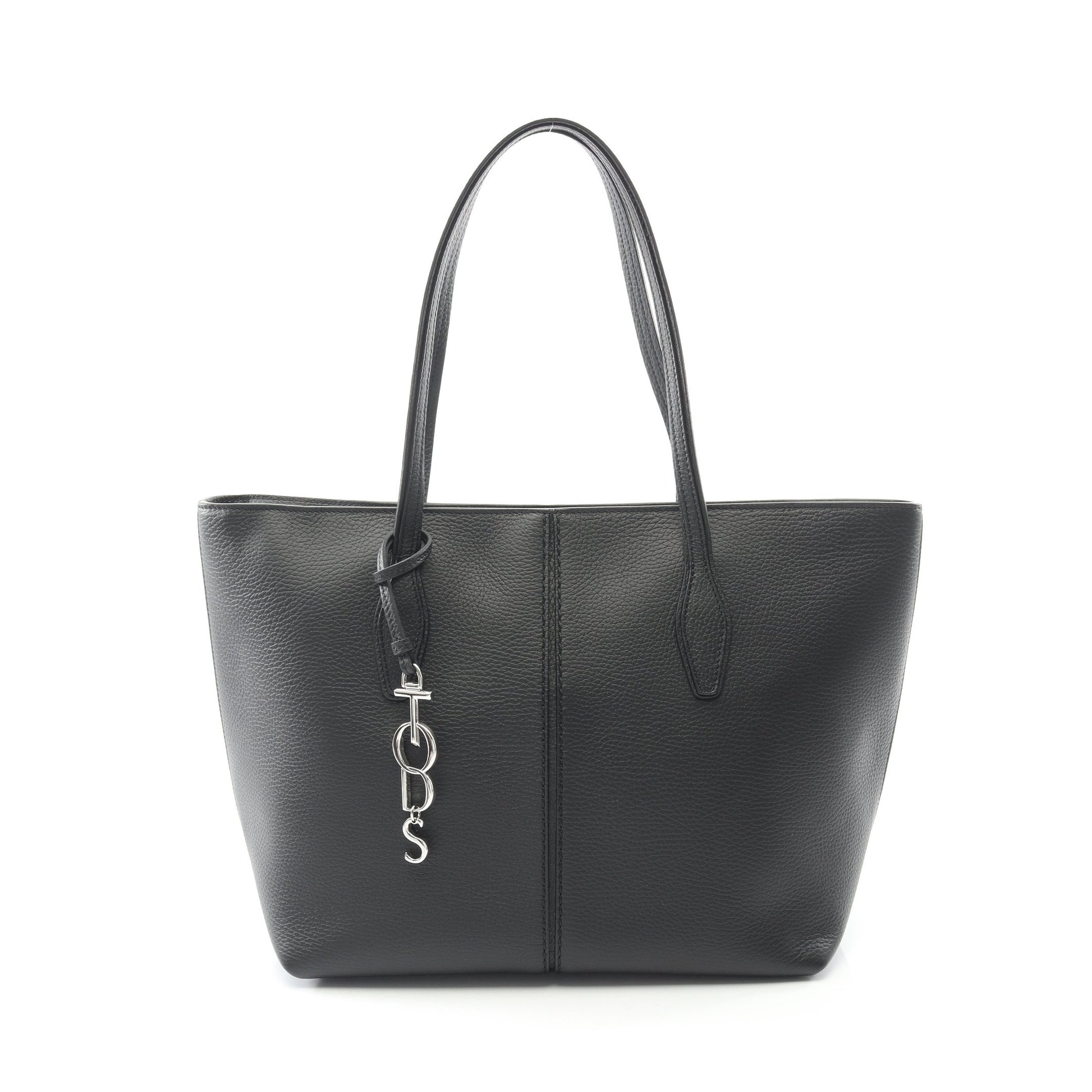 ANQ ショルダーバッグ トートバッグ レザー ブラック トッズ バッグ TOD'S