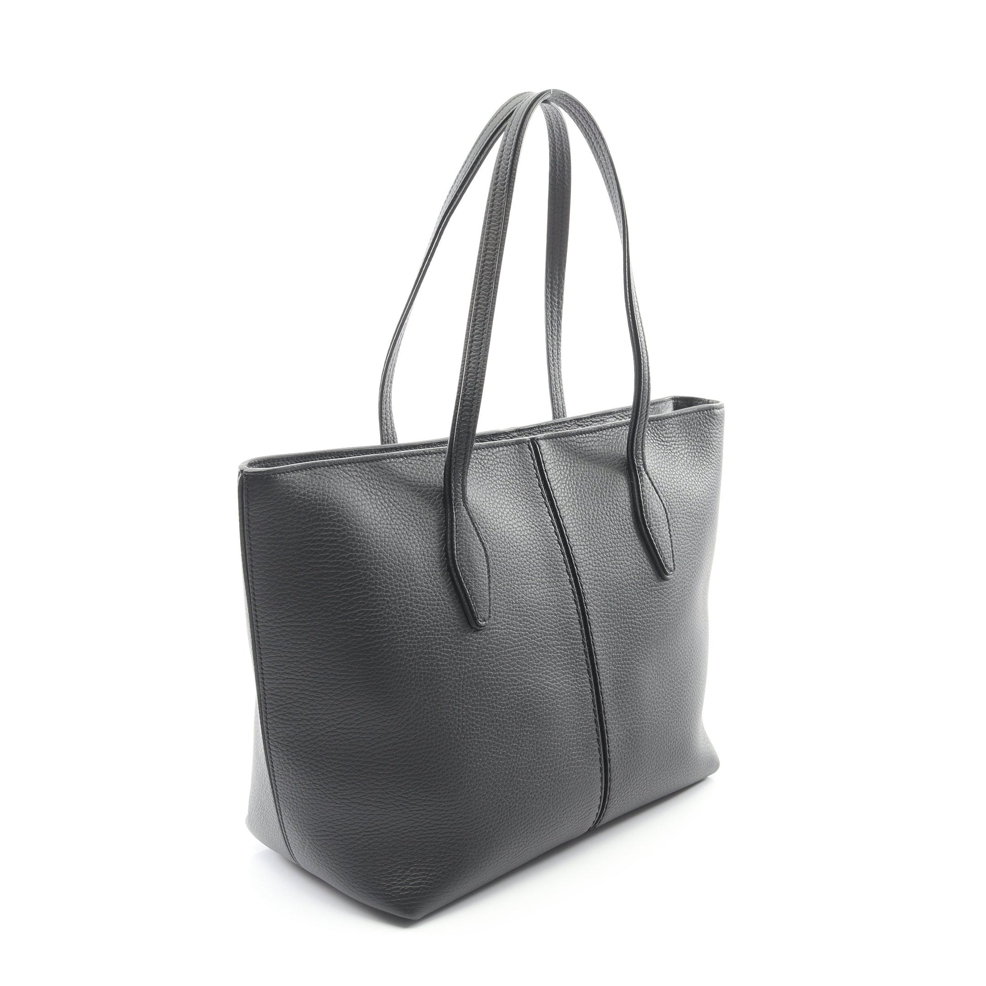 ANQ ショルダーバッグ トートバッグ レザー ブラック トッズ バッグ TOD'S