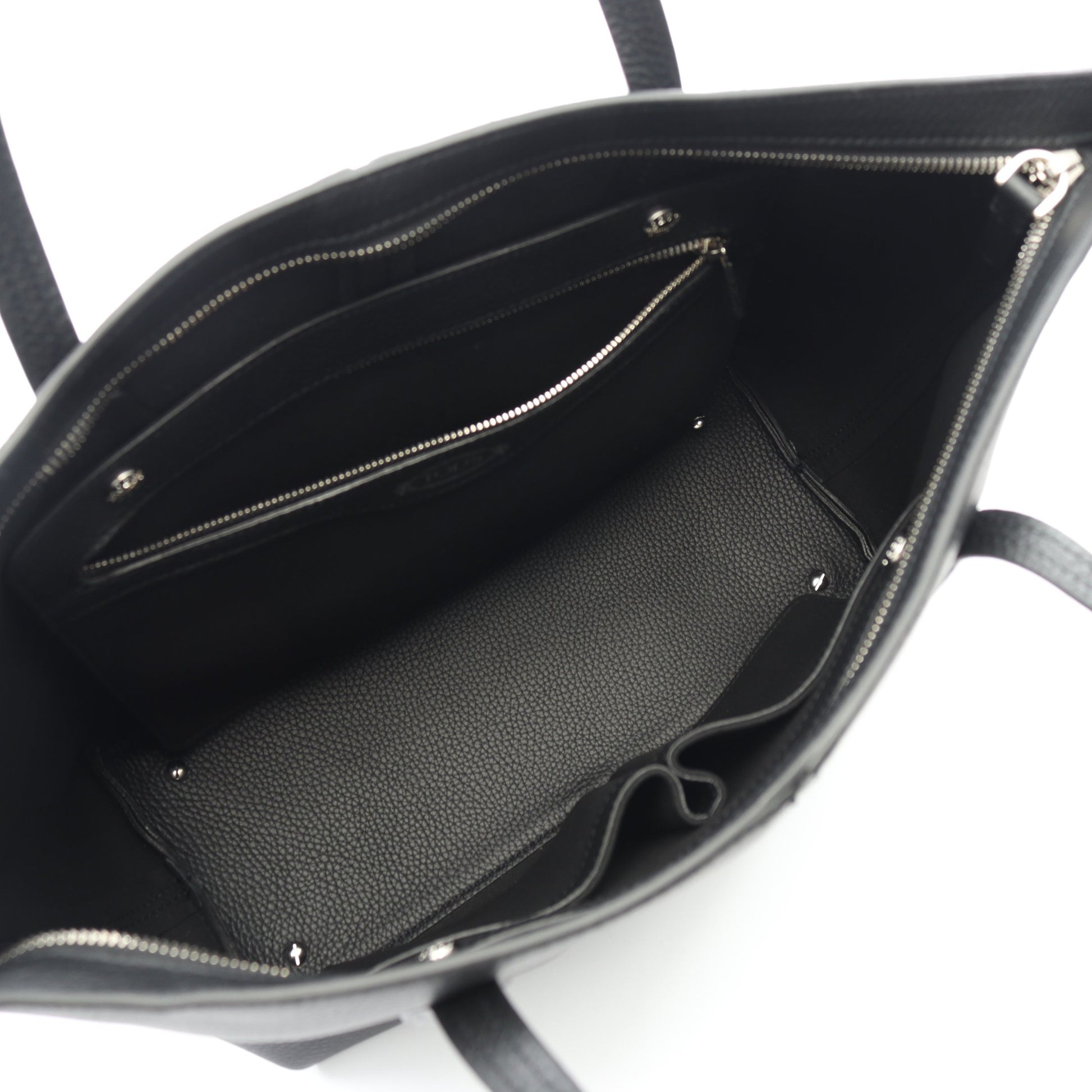 ANQ ショルダーバッグ トートバッグ レザー ブラック トッズ バッグ TOD'S