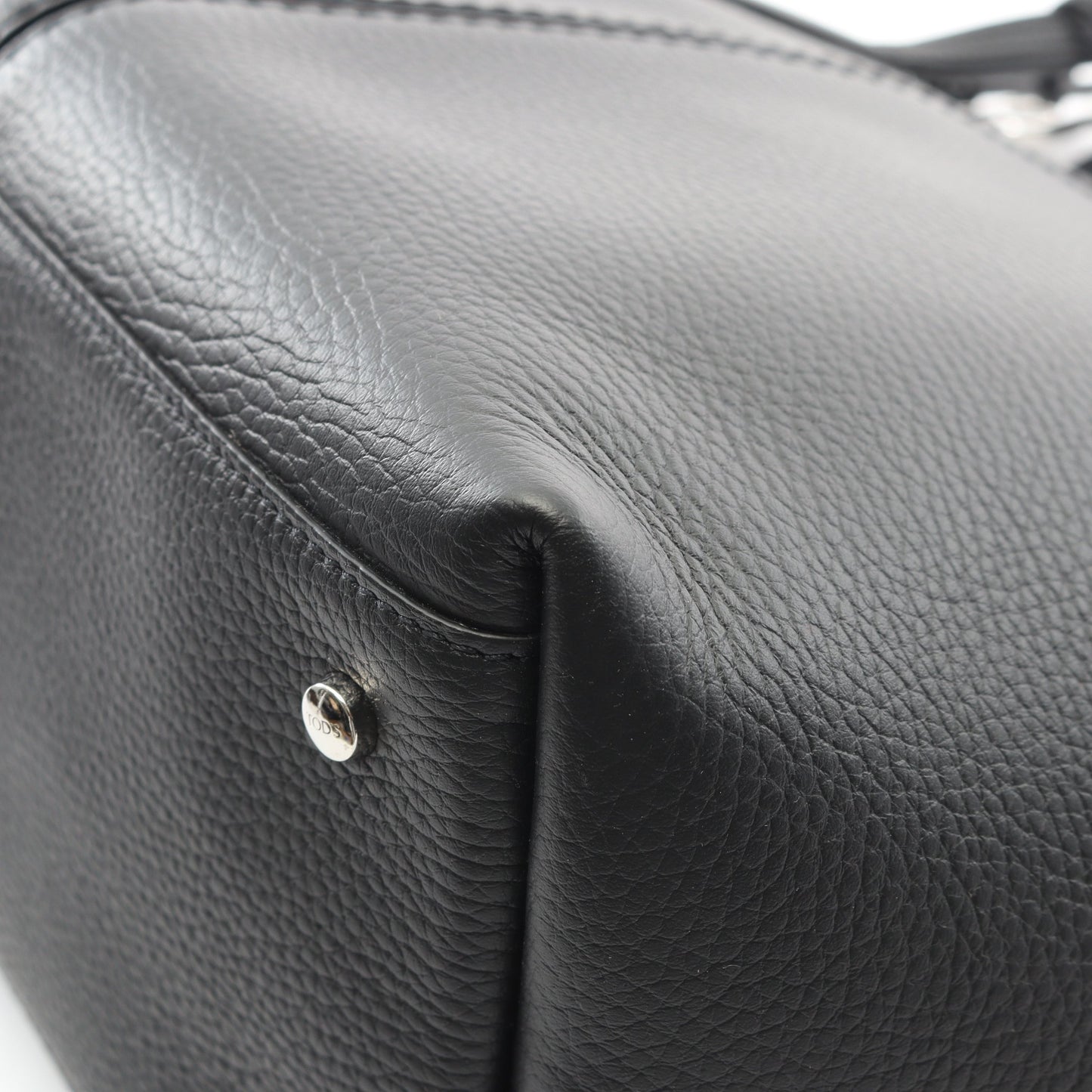 ANQ ショルダーバッグ トートバッグ レザー ブラック トッズ バッグ TOD'S