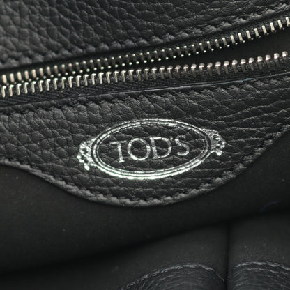 ANQ ショルダーバッグ トートバッグ レザー ブラック トッズ バッグ TOD'S