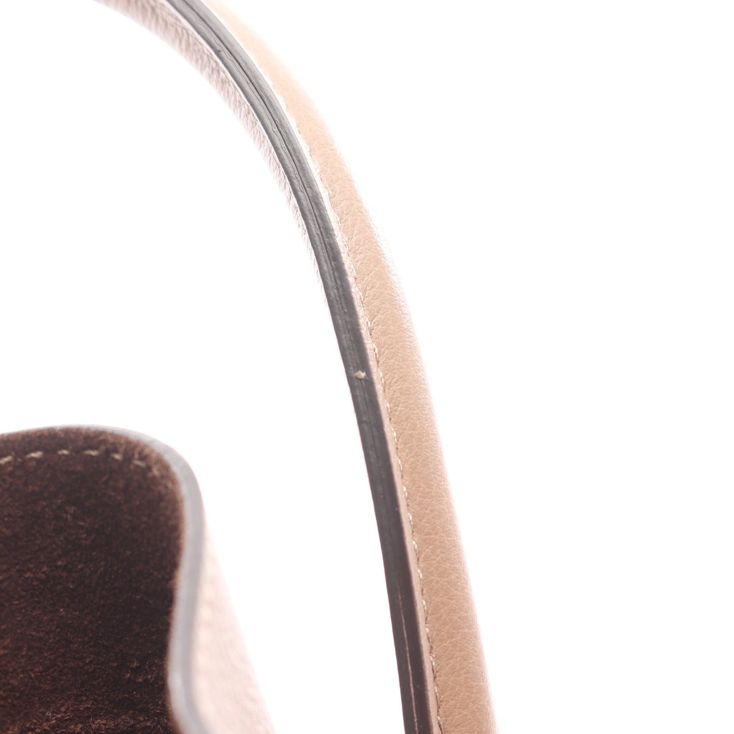 DI ドローストリング ハンドバッグ レザー グレーブラウン 2WAY トッズ バッグ TOD'S