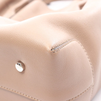 DI ドローストリング ハンドバッグ レザー グレーブラウン 2WAY トッズ バッグ TOD'S