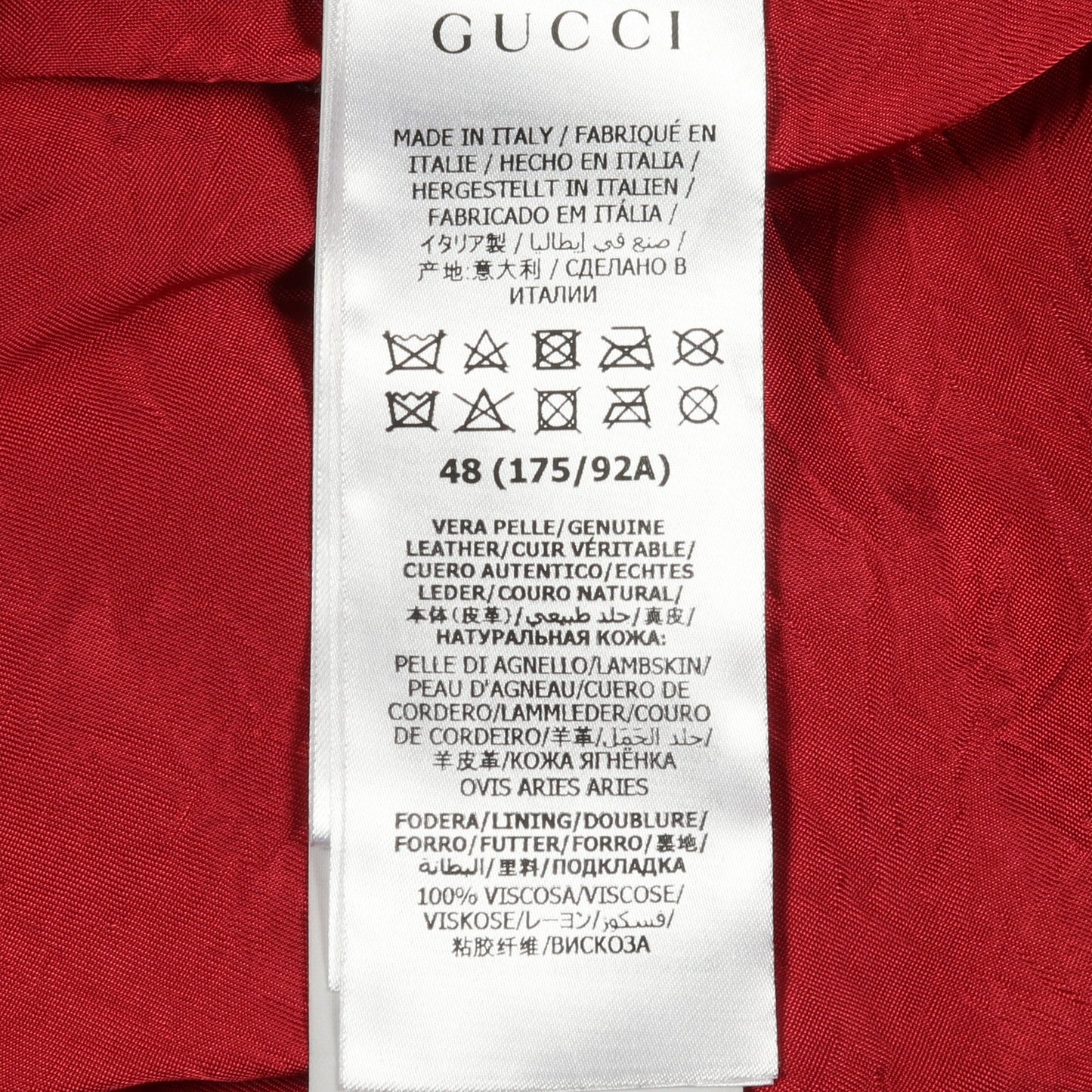 レザージャケット レザー ブラック グッチ アウター GUCCI