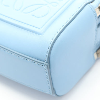 クロスボディ カメラバッグ ミニ ハンドバッグ レザー ライトブルー ロエベ バッグ LOEWE