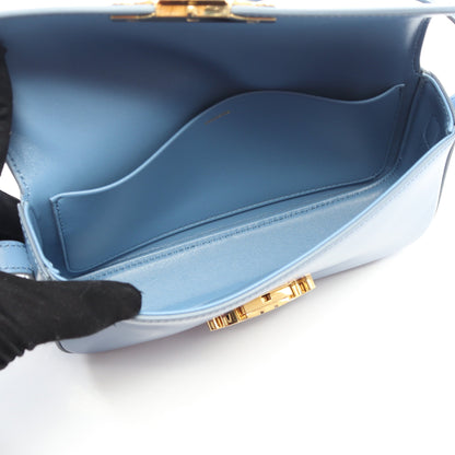 トリオンフ ショルダーバッグ レザー ブルー セリーヌ バッグ CELINE