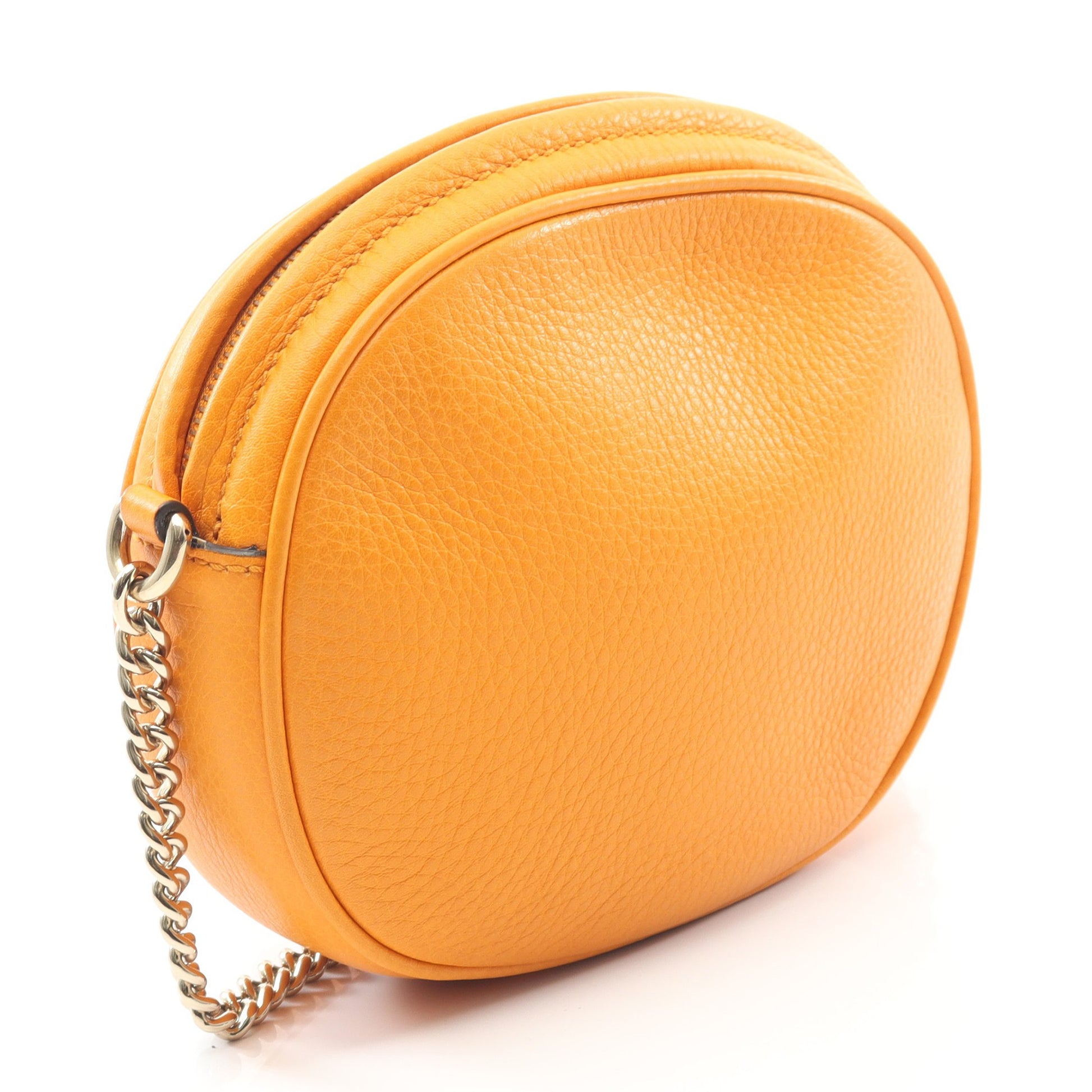 ソーホー チェーンショルダーバッグ レザー オレンジ タッセル グッチ バッグ GUCCI