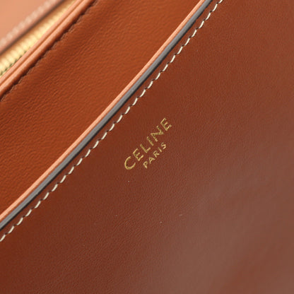 タブー ミディアム ショルダーバッグ レザー ブラウン セリーヌ バッグ CELINE