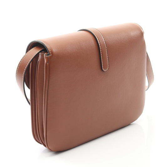 タブー ミディアム ショルダーバッグ レザー ブラウン セリーヌ バッグ CELINE