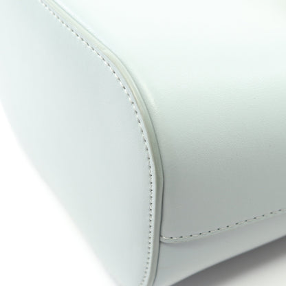 トリオンフ ミニ バケット ルイーズ ハンドバッグ レザー ブルーグレー 2WAY セリーヌ バッグ CELINE