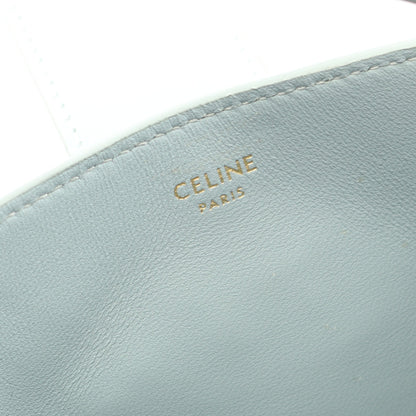 トリオンフ ミニ バケット ルイーズ ハンドバッグ レザー ブルーグレー 2WAY セリーヌ バッグ CELINE