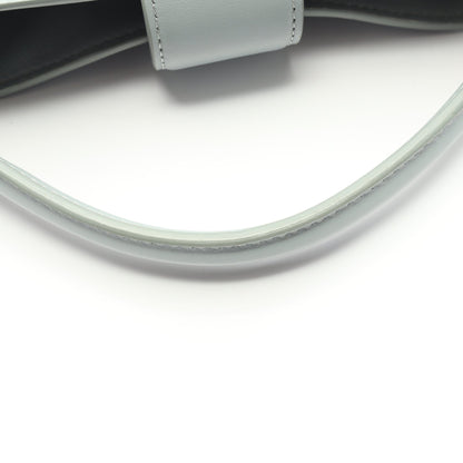 トリオンフ ミニ バケット ルイーズ ハンドバッグ レザー ブルーグレー 2WAY セリーヌ バッグ CELINE