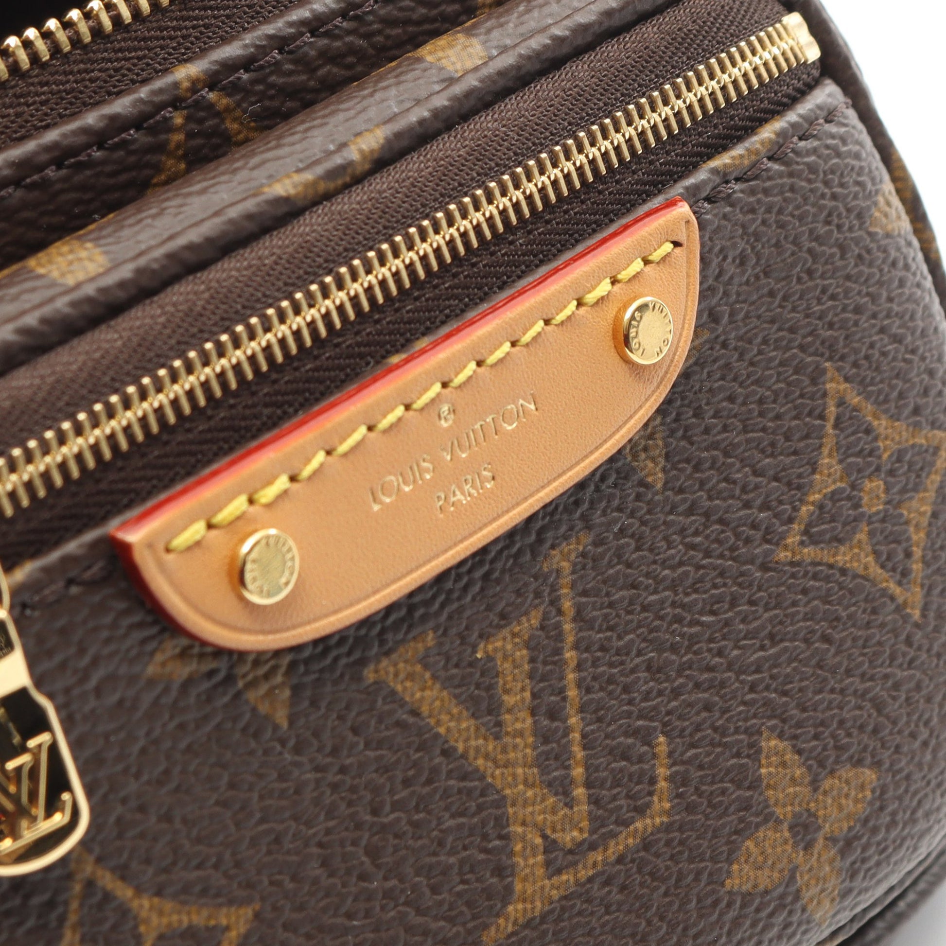 ミニ バムバッグ モノグラム チェーンハンドバッグ PVC レザー ブラウン 2WAY ルイヴィトン バッグ LOUIS VUITTON