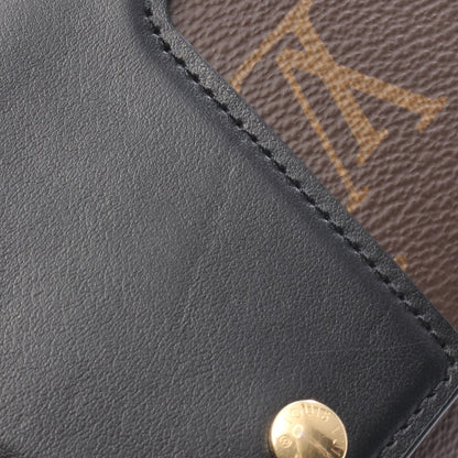 パドロック オンストラップ モノグラム ノワール チェーンショルダーバッグ PVC レザー ブラウン ブラック ルイヴィトン バッグ LOUIS VUITTON