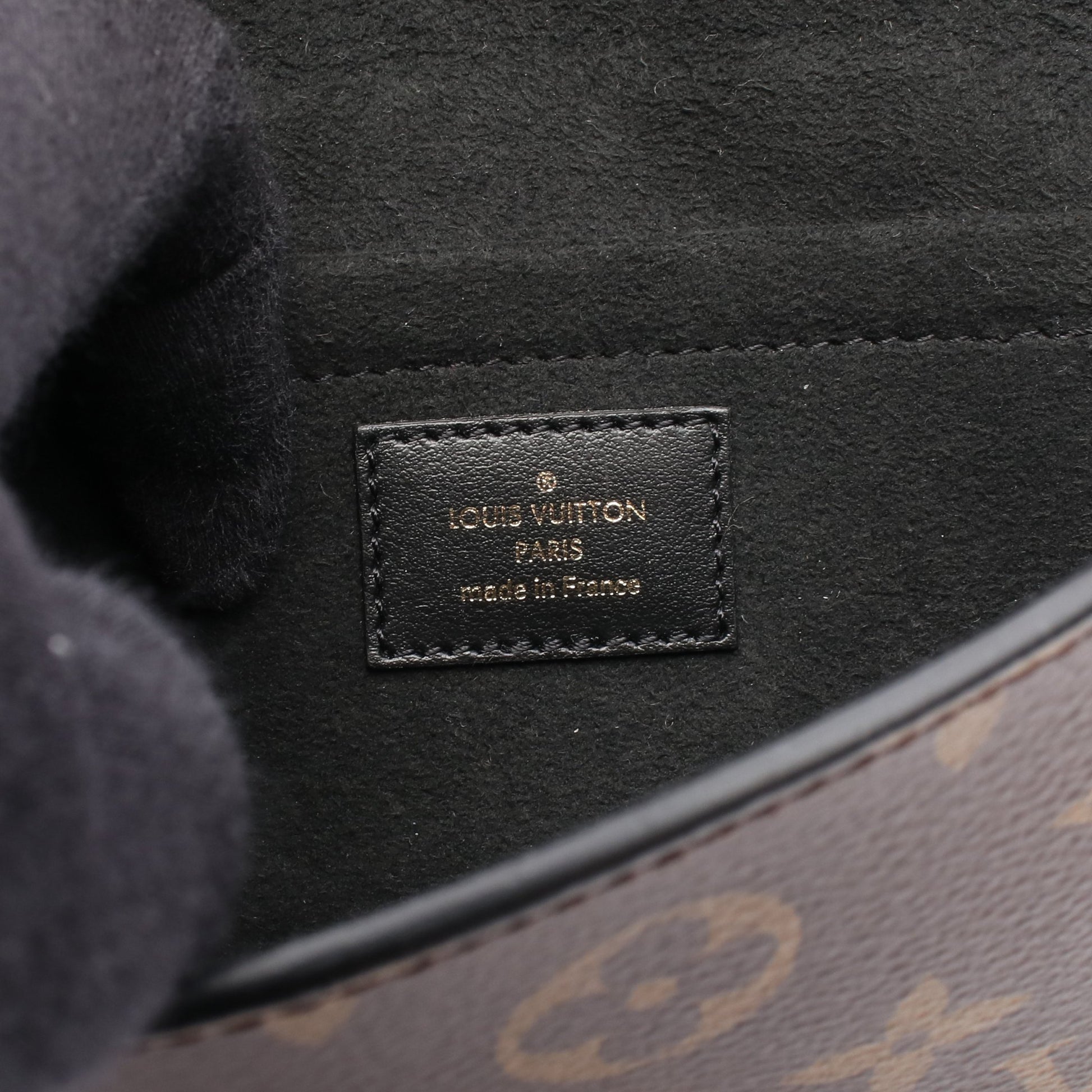 パドロック オンストラップ モノグラム ノワール チェーンショルダーバッグ PVC レザー ブラウン ブラック ルイヴィトン バッグ LOUIS VUITTON