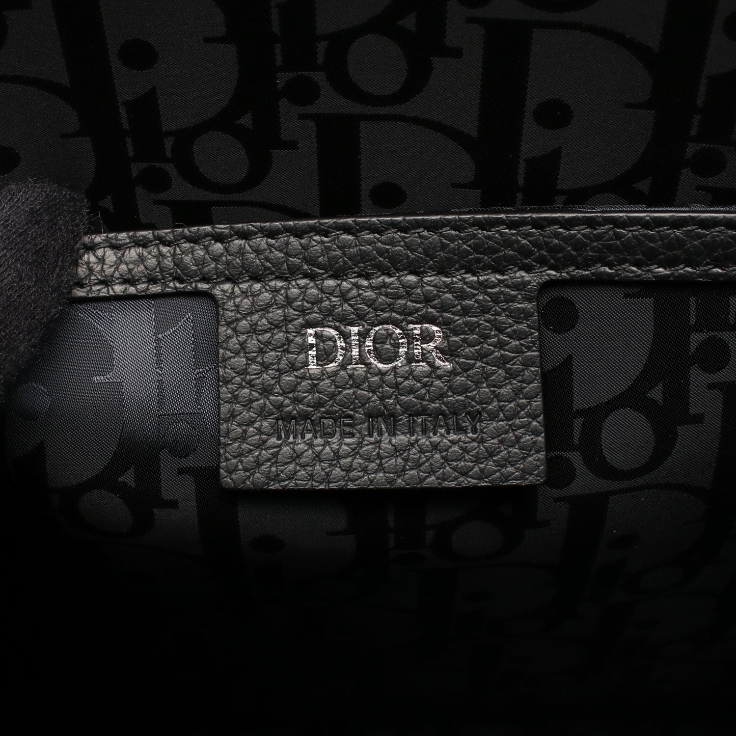 サファリ ノースサウス ハンドバッグ トートバッグ レザー ブラック 2WAY ディオール バッグ DIOR