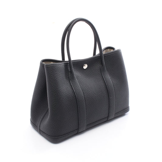 ガーデンパーティTPM ハンドバッグ トートバッグ ネゴンダ ブラック シルバー金具 エルメス バッグ HERMES