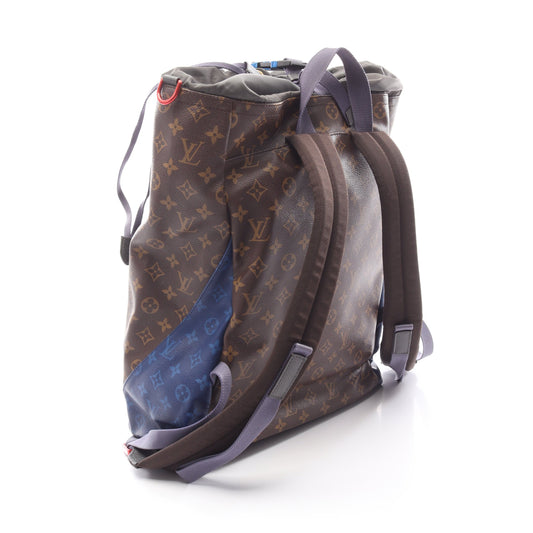 モノグラムパシフィック バックパック リュックサック PVC レザー ブラウン ブルー ブラック ルイヴィトン バッグ LOUIS VUITTON