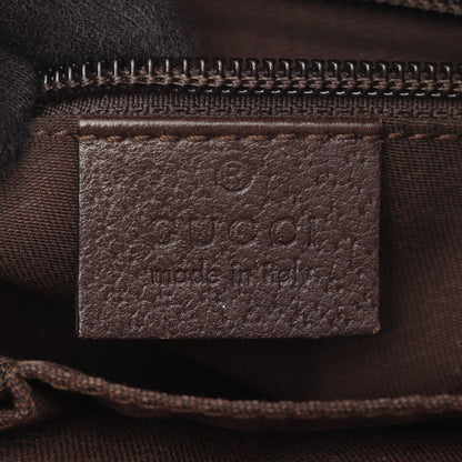 GGキャンバス シェリーライン ショルダーバッグ キャンバス レザー ベージュ ブラウン マルチカラー グッチ バッグ GUCCI
