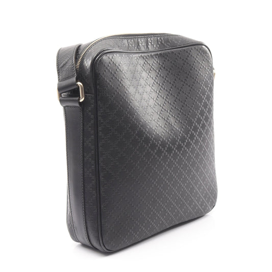 ディアマンテ ショルダーバッグ PVC レザー ブラック グッチ バッグ GUCCI