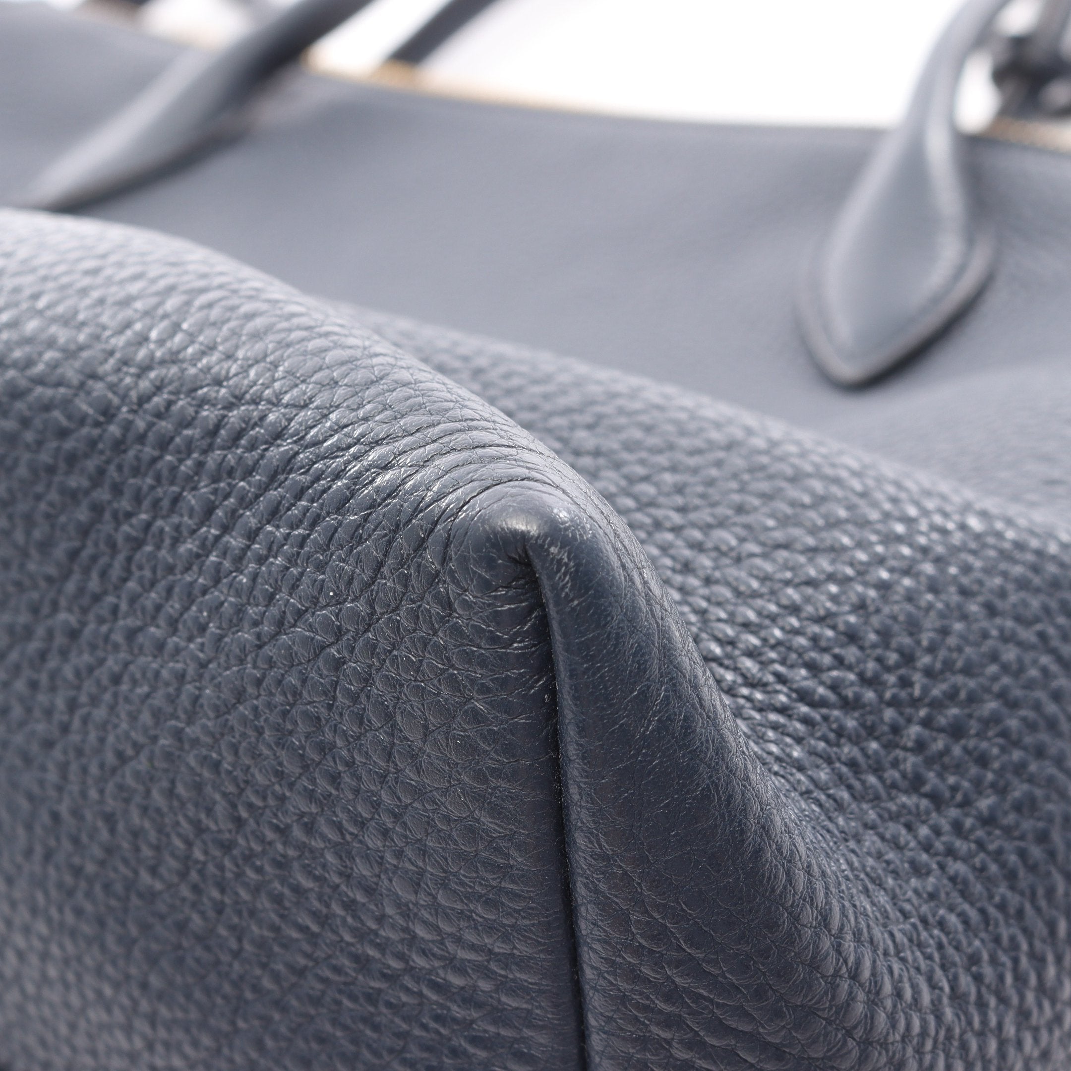 VIT DAINO ハンドバッグ レザー ネイビー 2WAY プラダ – RECLO