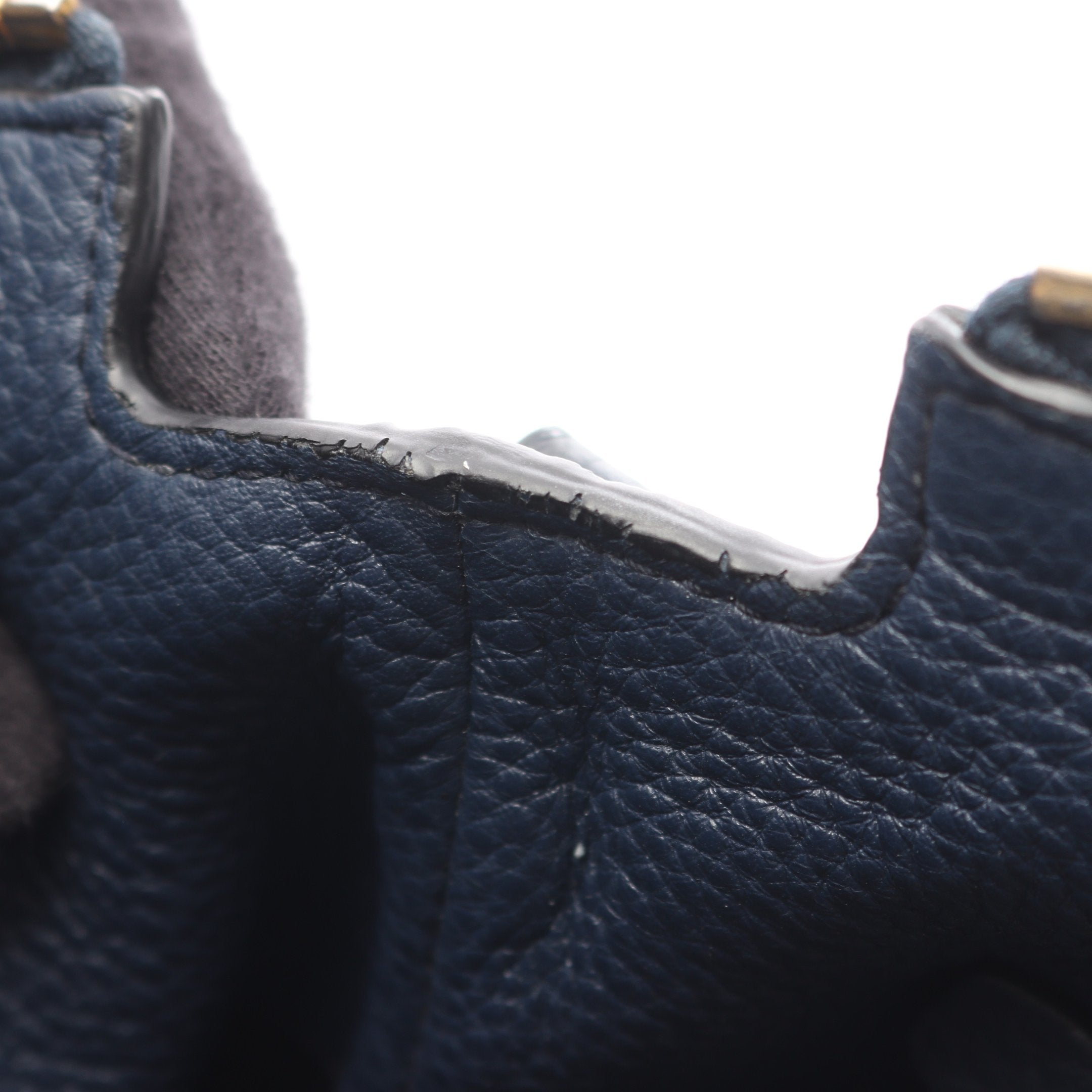 VIT DAINO ハンドバッグ レザー ネイビー 2WAY プラダ – RECLO