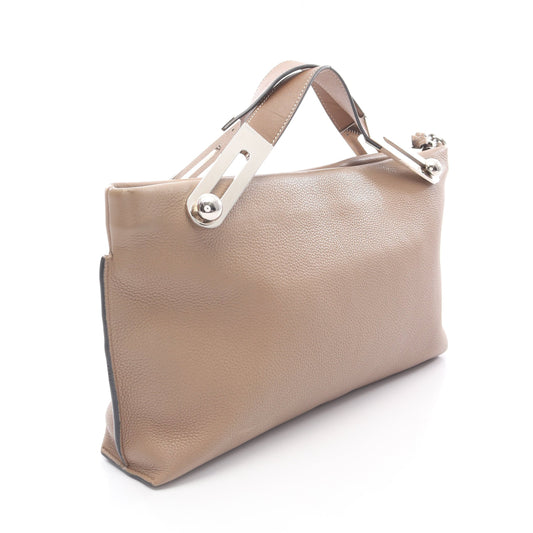 Missy ミッシー ハンドバッグ レザー グレーベージュ 2WAY ロエベ バッグ LOEWE