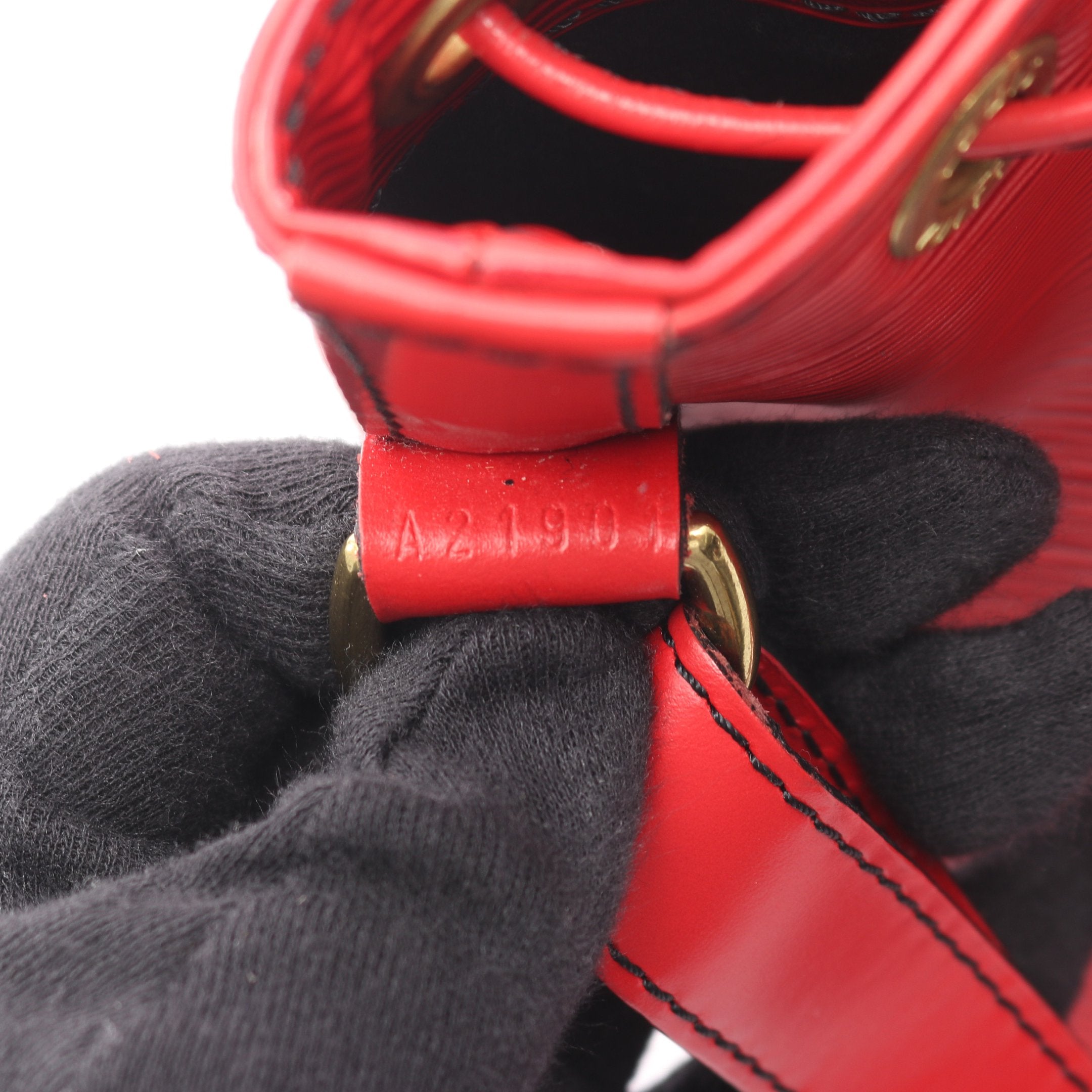 プチノエ エピ カスティリアンレッド ショルダーバッグ レザー レッド