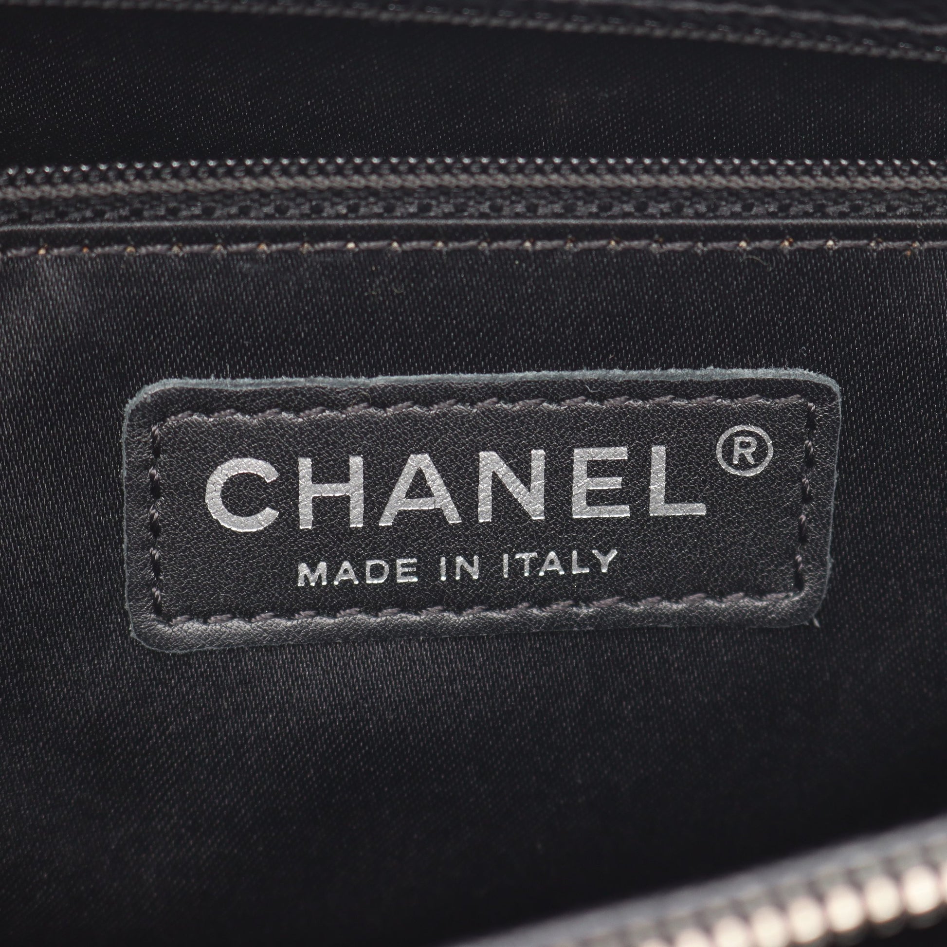 マトラッセ グランドショッピング GST チェーンショルダーバッグ チェーントートバッグ キャビアスキン ブラック シルバー金具 シャネル バッグ CHANEL