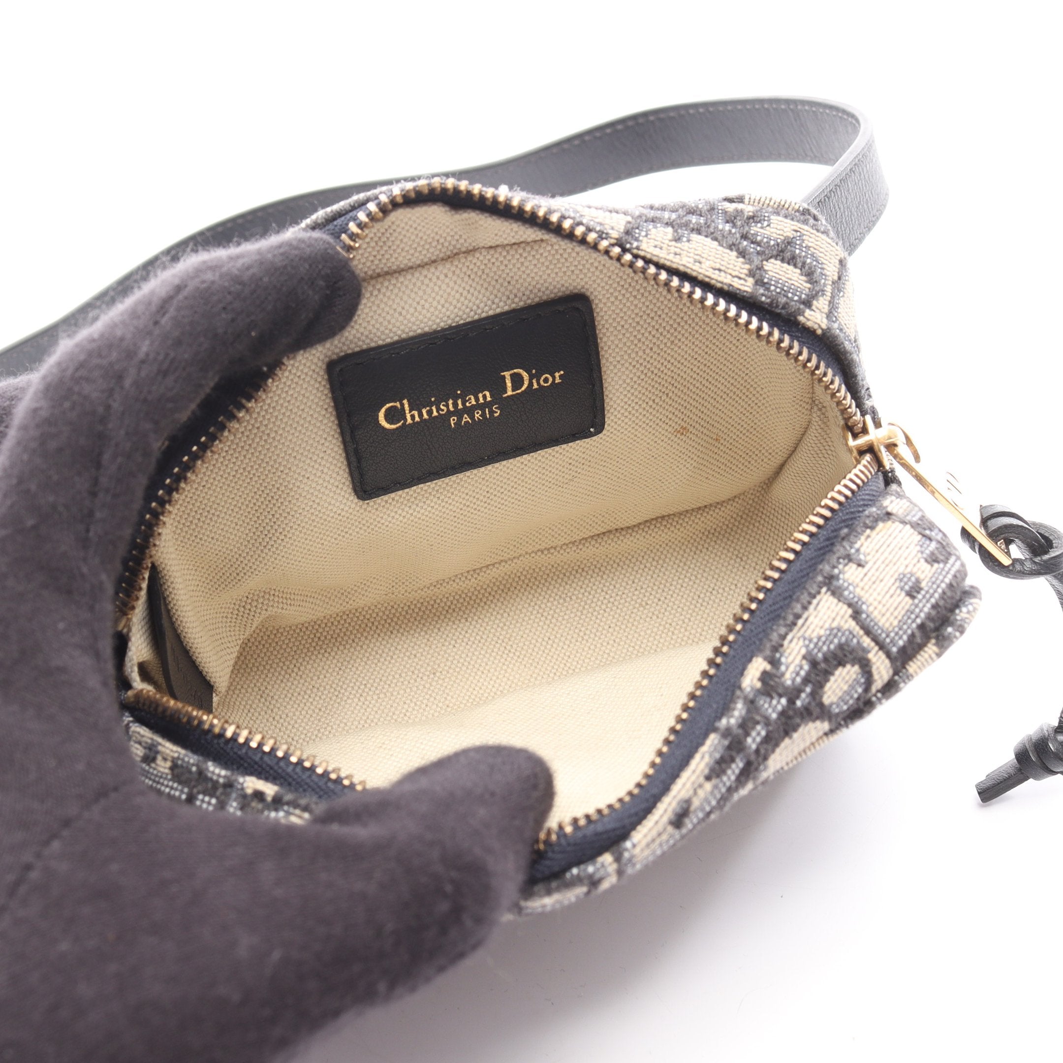 ミニ オブリークジャカード ボディバッグ ウエストバッグ キャンバス