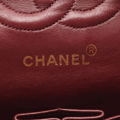 マトラッセ Wフラップ Wチェーンショルダーバッグ キャビアスキン ブラック ゴールド金具 シャネル バッグ CHANEL