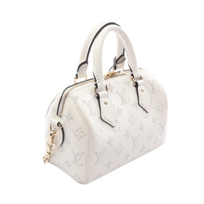 スピーディ バンドリエール20 モノグラム ハンドバッグ レザー オフホワイト 2WAY ルイヴィトン バッグ LOUIS VUITTON