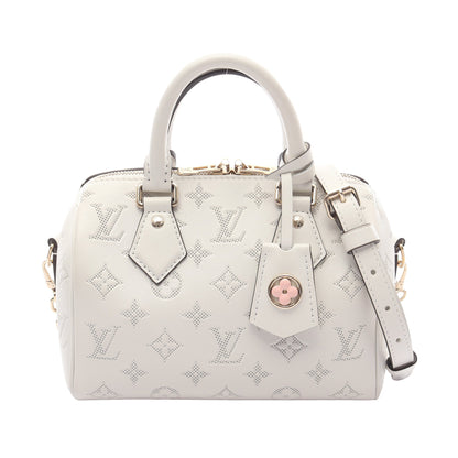 スピーディ バンドリエール20 モノグラム ハンドバッグ レザー オフホワイト 2WAY ルイヴィトン バッグ LOUIS VUITTON